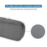 Procase Large Capacity Pencil Case, Student Stationery Holder and Zippered Desk Organizer for Pencils, Highlighters, Gel Pens, School Supplies for Students and Office Clerks